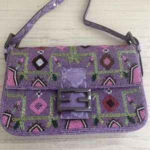 Anthropology style beaded purse